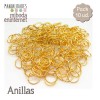 Anilla metal oro abierta 10 mm Pack 10 ud