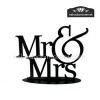 Figura pastel metal MR & MRS