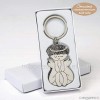 Llavero metal Angel sentado caja blanca