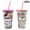 Vaso PVC Flamencos