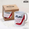 Taza cerámica Mamá tacones en caja regalo