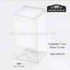Caja Acetato Transparente 14 x 7 x 7 cm especial detalles con volumen o muñecos