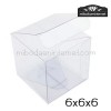 Caja acetato transparente cuadrada 6 cms