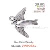 Charm Golondrina plateada