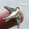 Charm Golondrina plateada