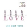 Charm Europeo strass LOVE (4 piezas)