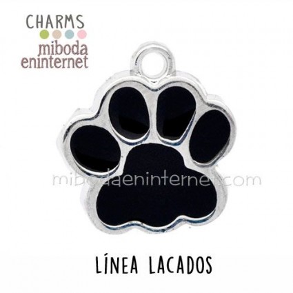 Charm Lacado Huella negra