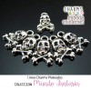 Charm Calavera plateado