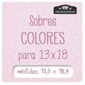 Sobres Colores 13 x 18 cm