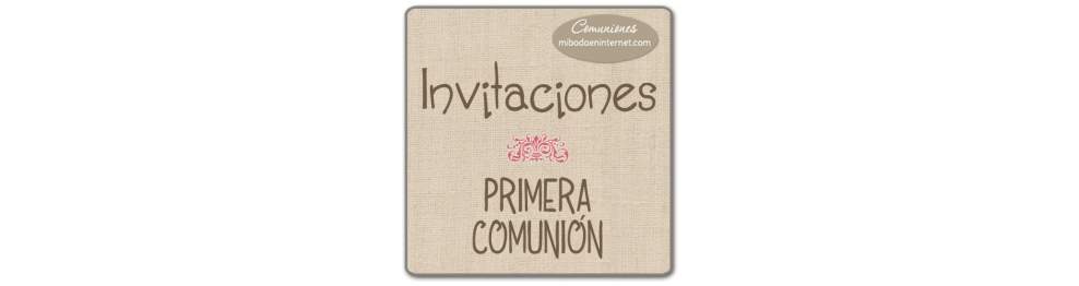 Invitación Primera Comunión