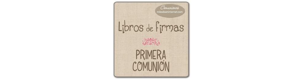 Libro de Firmas Primera Comunión