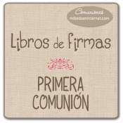 Libro de Firmas Primera Comunión