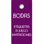 Etiquetas Boda a Juego Invitaciones