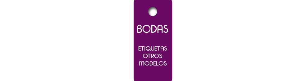 Etiquetas Boda Otros Modelos