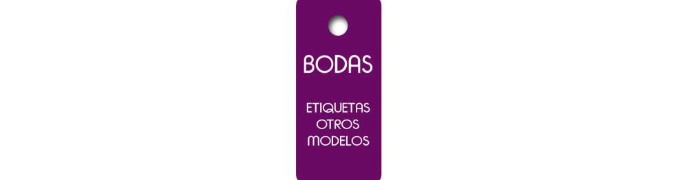 Etiquetas Boda Otros Modelos