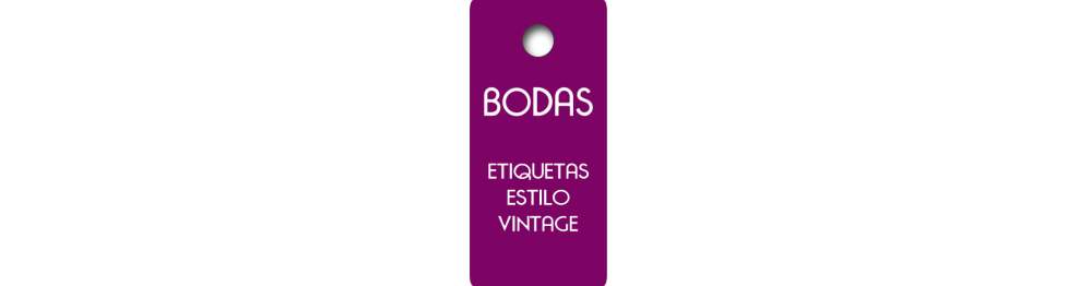 Etiquetas Boda Vintage