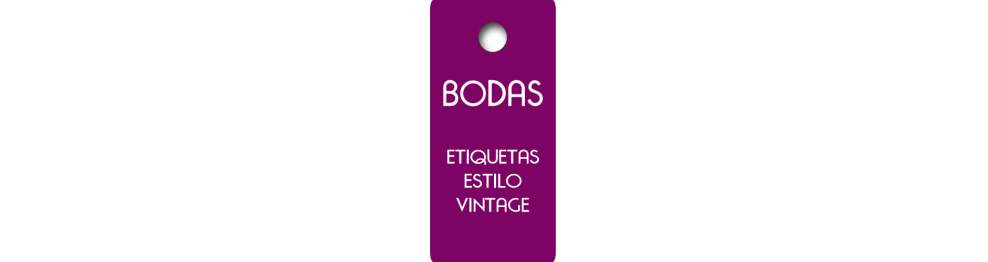 Etiquetas Boda Vintage
