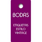 Etiquetas Boda Vintage