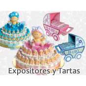 Expositores y Tartas Bautizo