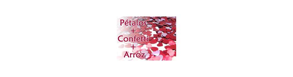 Pétalos Confetti Arroz