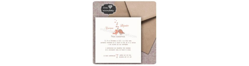 Invitación Boda Affinity