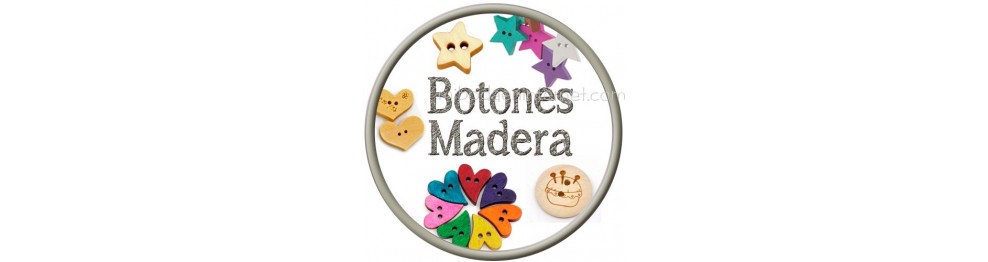 Botones madera