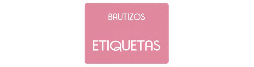 Etiquetas Bautizo