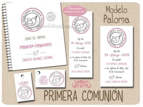 Conjunto Primera Comunión Niña Paloma