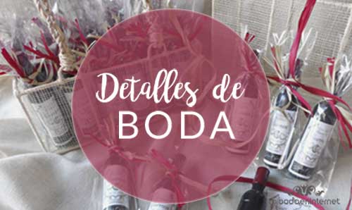 Detalles y Regalos de boda